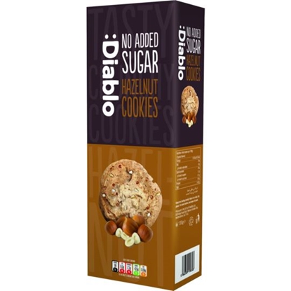 Picture of DIABLO COOKIES HAZELNUT 135GR